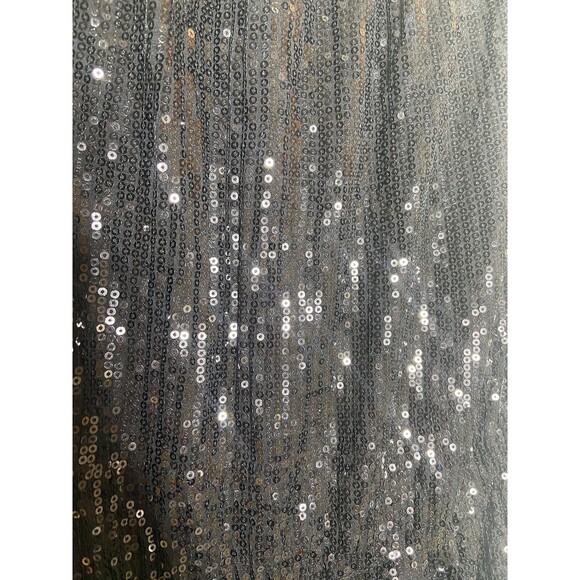 Michael Kors Jumpsuit Size S Black All Over Sequin Bandeau Strapless Pockets - Picture 8 of 11